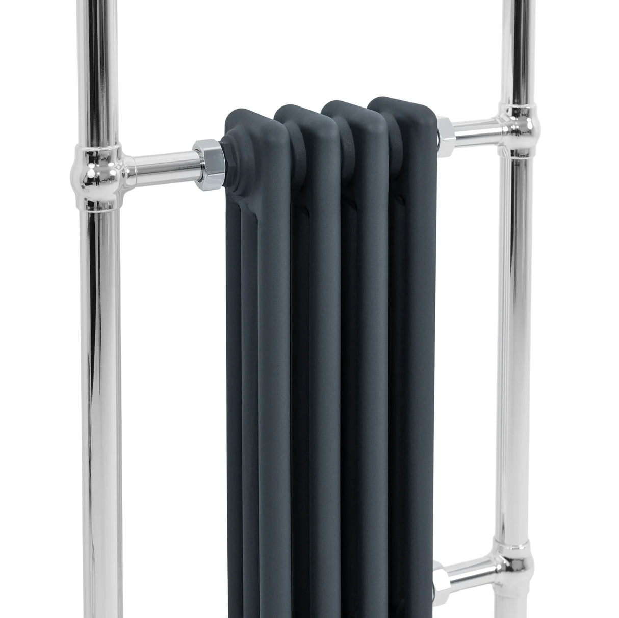 Traditional Heated Towel Rail Radiator – 950mm x 480mm – Anthracite Grey