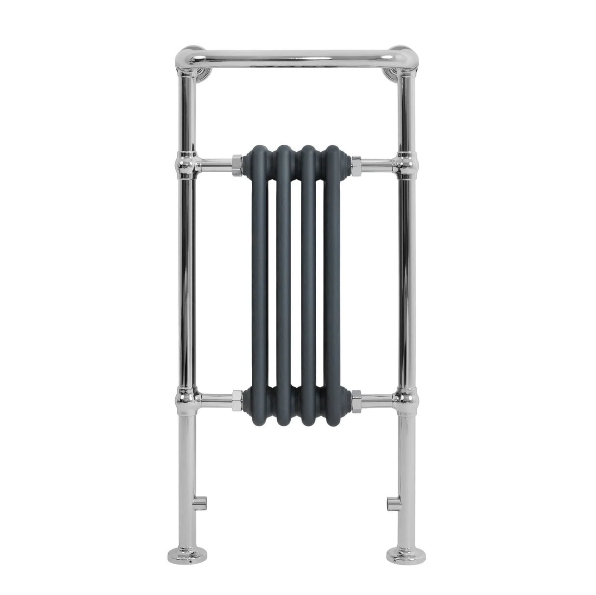 Traditional Heated Towel Rail Radiator – 950mm x 480mm – Anthracite Grey