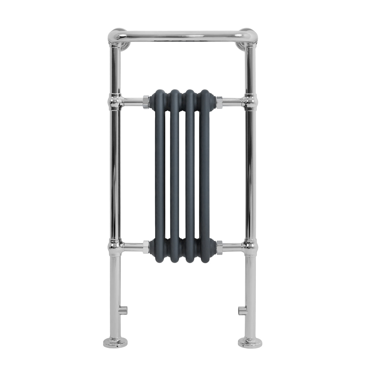 Traditional Heated Towel Rail Radiator – 950mm x 480mm – Anthracite Grey