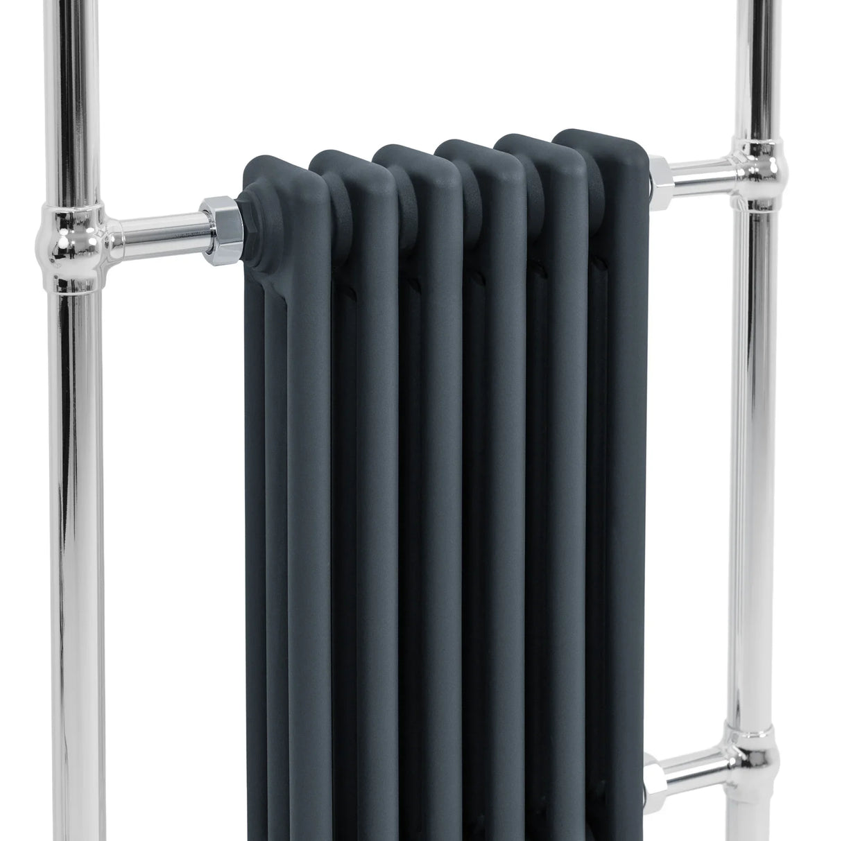 Traditional Heated Towel Rail Radiator – 950mm x 570mm – Anthracite Grey