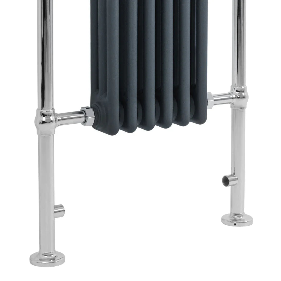 Traditional Heated Towel Rail Radiator – 950mm x 570mm – Anthracite Grey