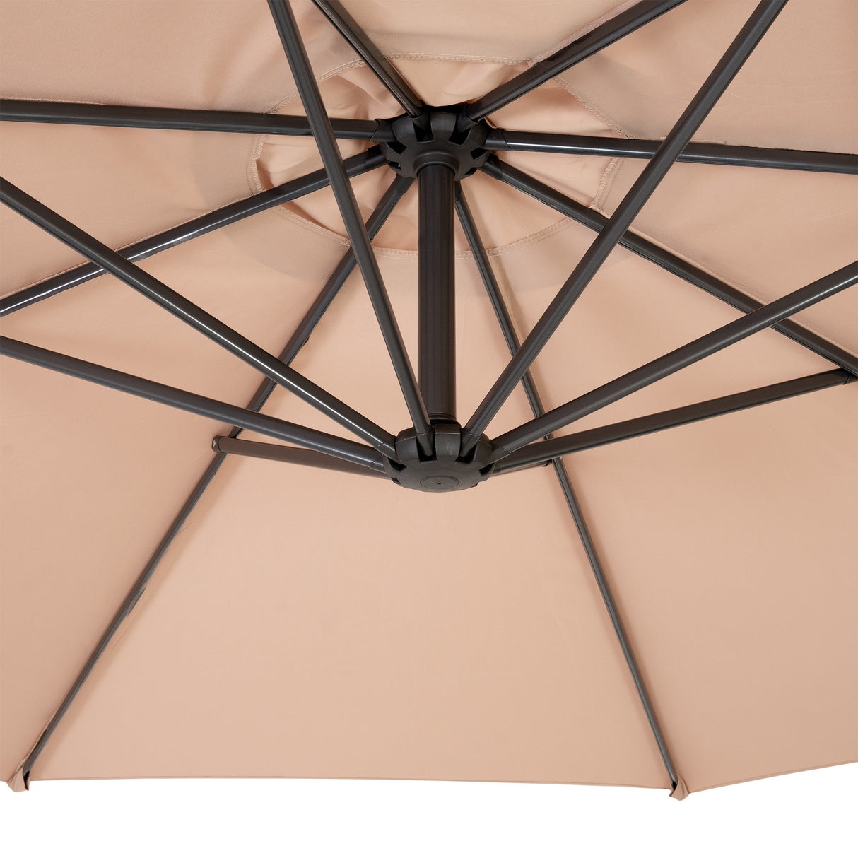 Cantilever Parasol 3m With Square Base – Beige