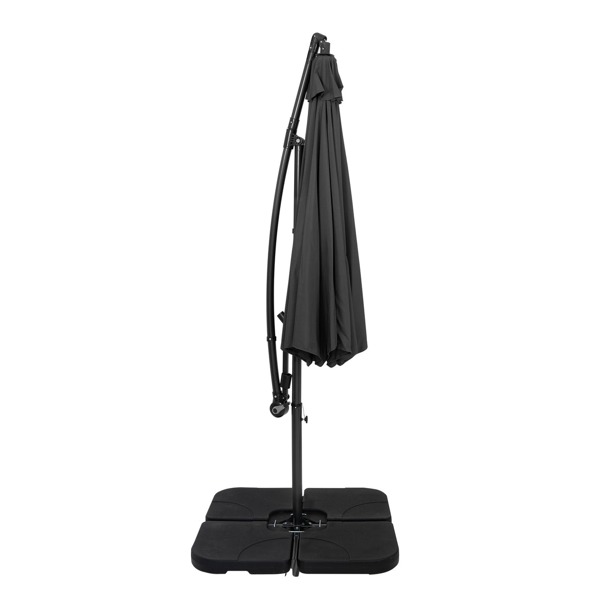 Cantilever Parasol 3m With Square Base – Grey
