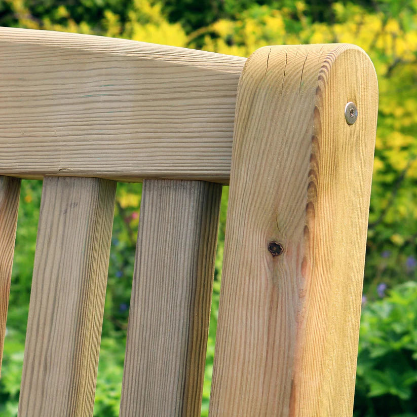 Elda Heavy Duty Wooden Garden Bench – 4ft