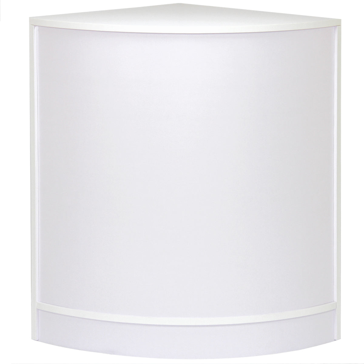Retail Shop Corner Counter CM60 - White