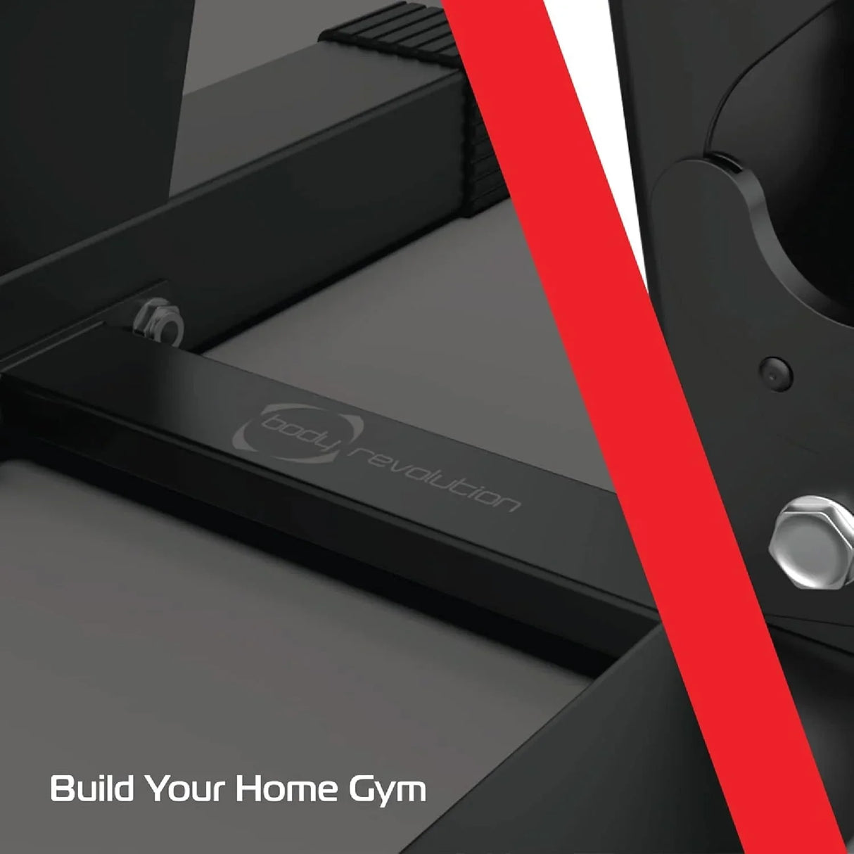 Heavy duty A-frame dumbbell rack featuring a sleek black finish, sturdy construction, and a logo, ideal for home gyms
