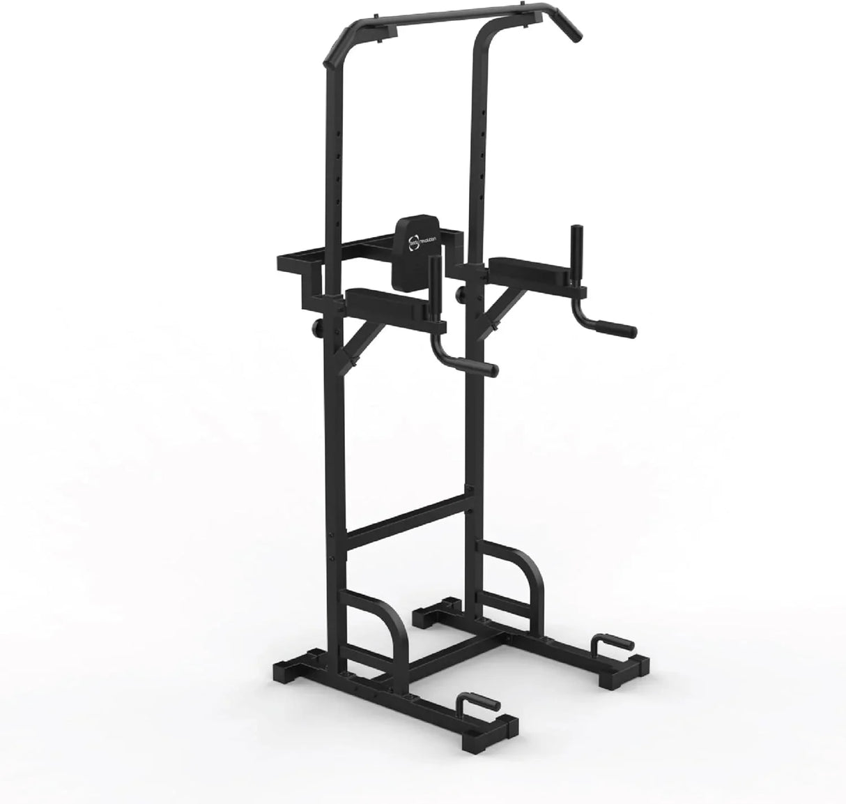 Black Body Revolution Parallettes/Dip Full Tower with sturdy frame, adjustable height, and multiple grip positions for versatile workouts