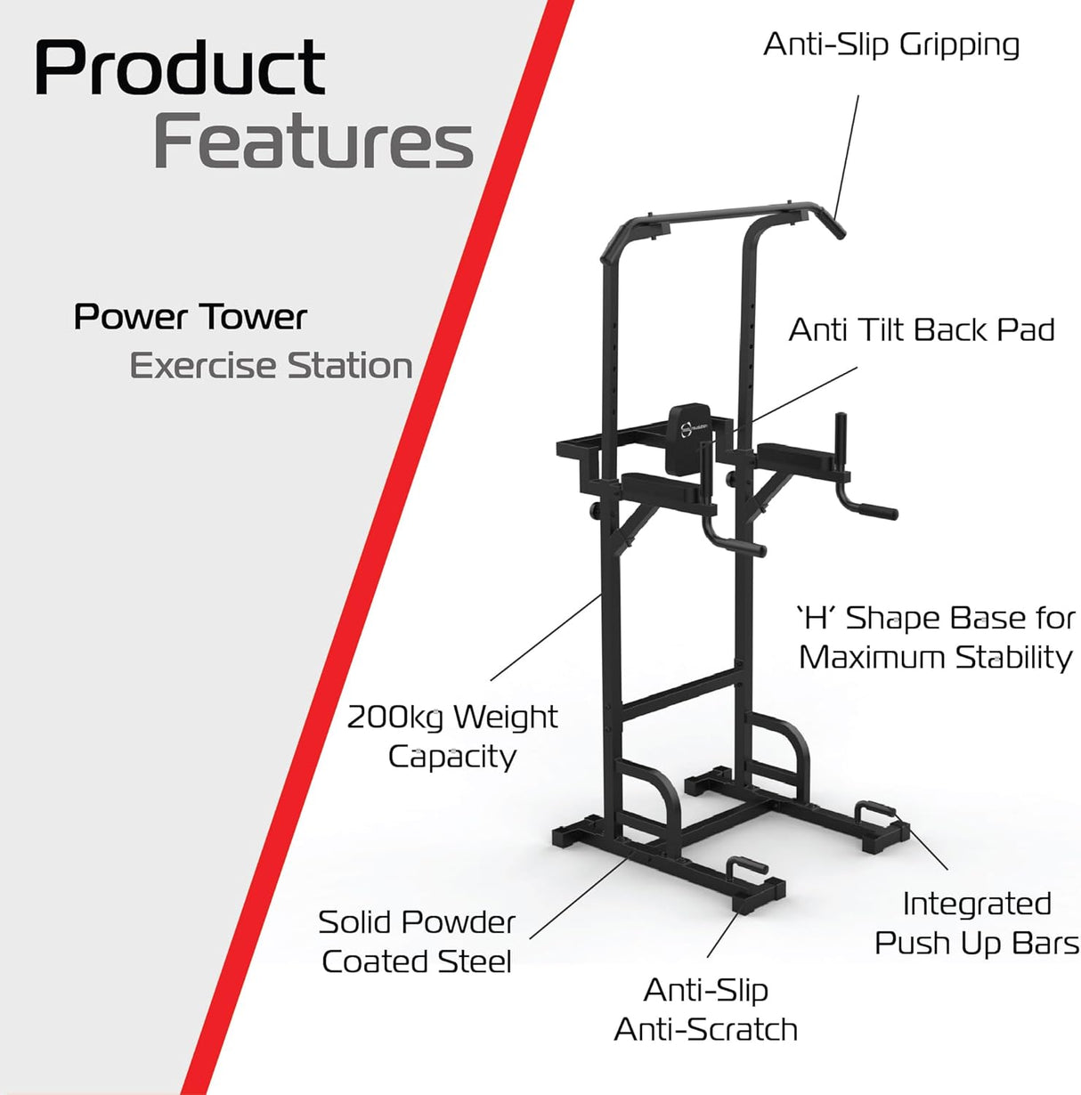 Body Revolution Parallettes/Dip Full Tower