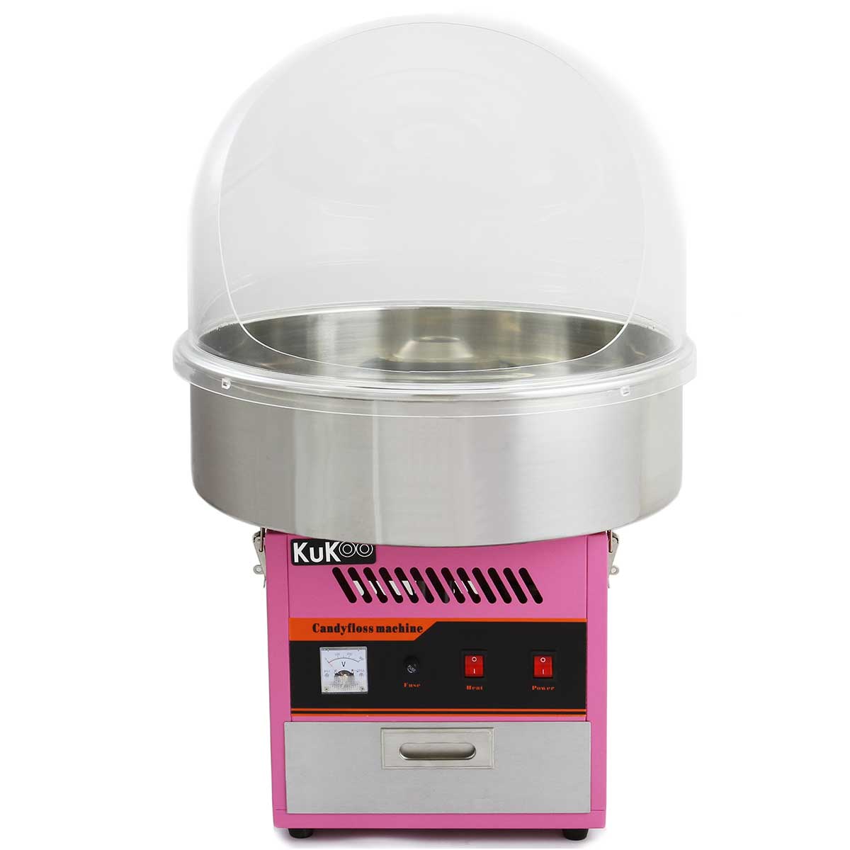 KuKoo Candy Floss Machine & Protective Dome