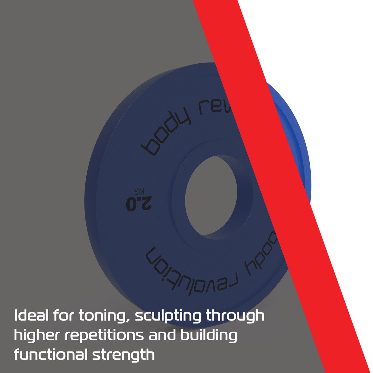 2 x 2kg Fractional Bumper Plates