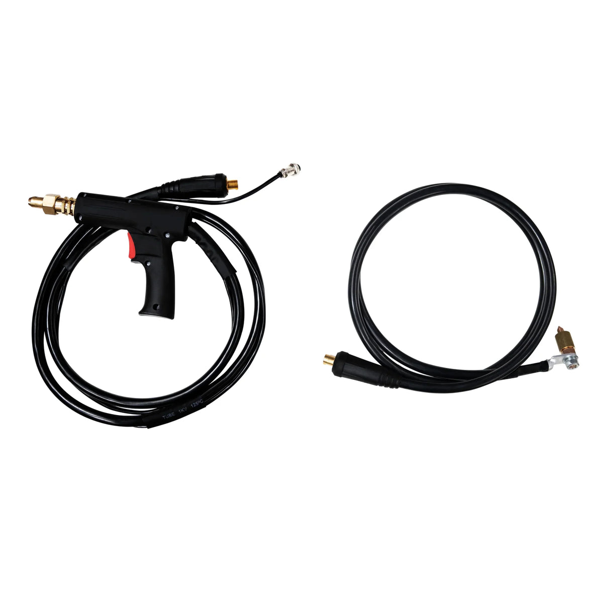Dent puller machine featuring a black ergonomic handle, flexible hoses, and a sturdy metal connector for efficient dent repair