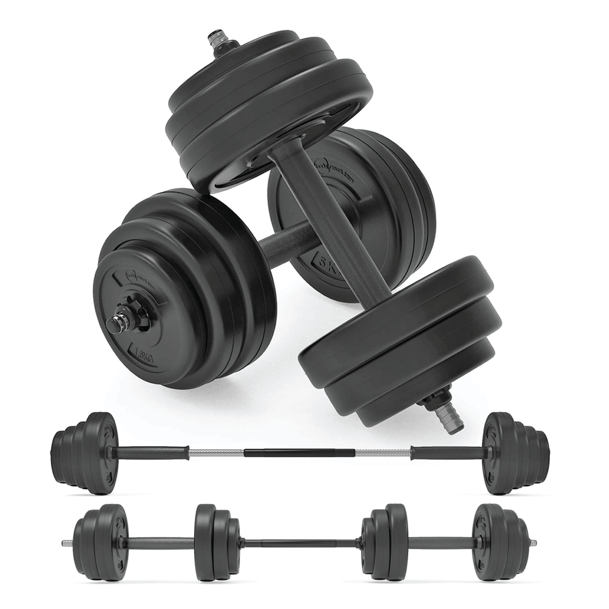 Body Revolution Vinyl Adjustable Dumbbell Set    (10kg - 50kg)