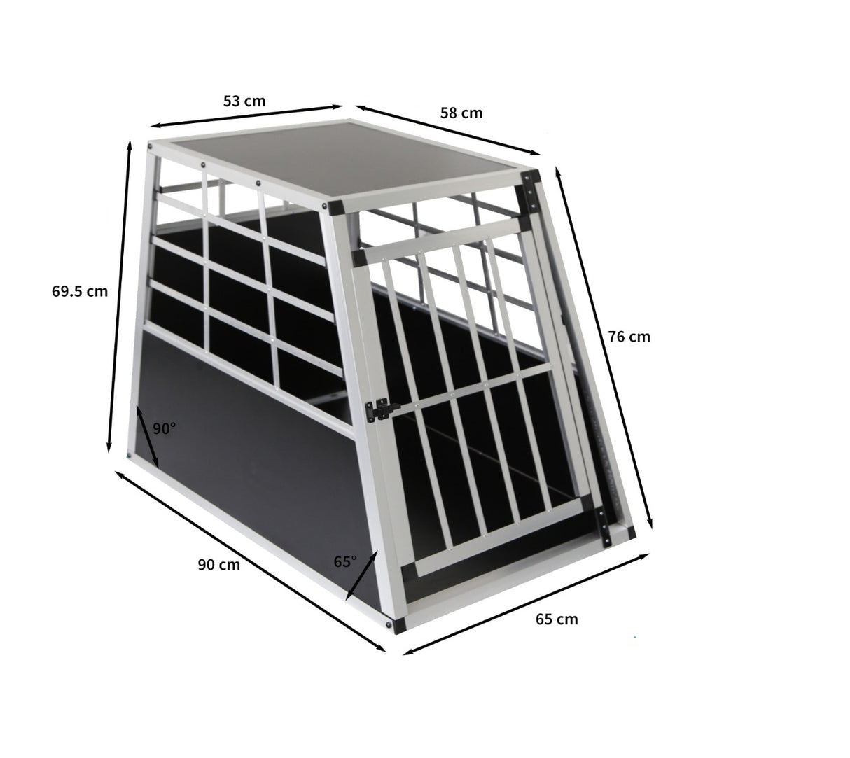 Car Dog Pet Crate - Large Single Door