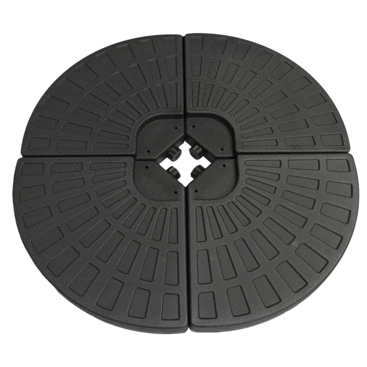Black Cantilever Parasol & Fan Base