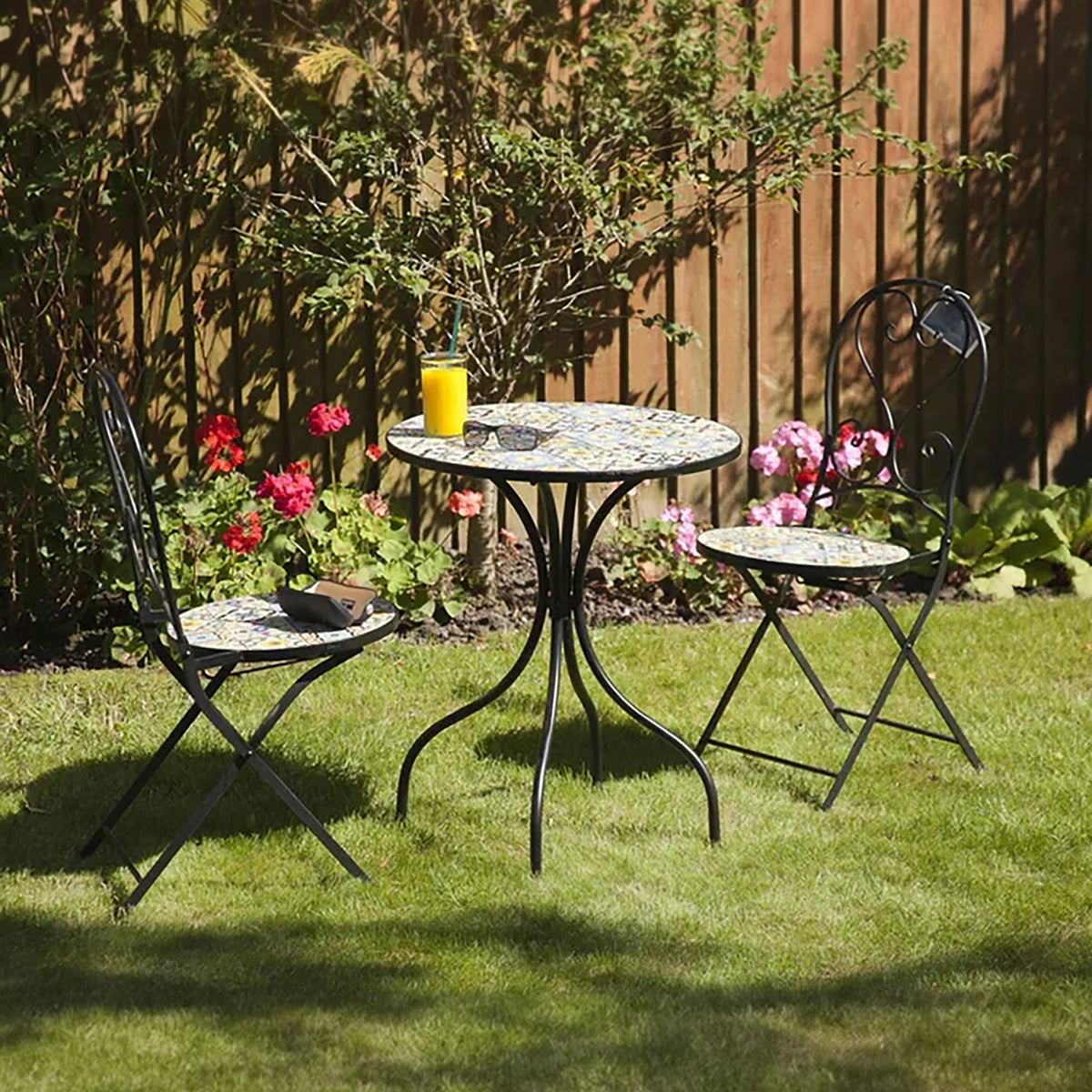 Majorelle Mosaic Bistro Set