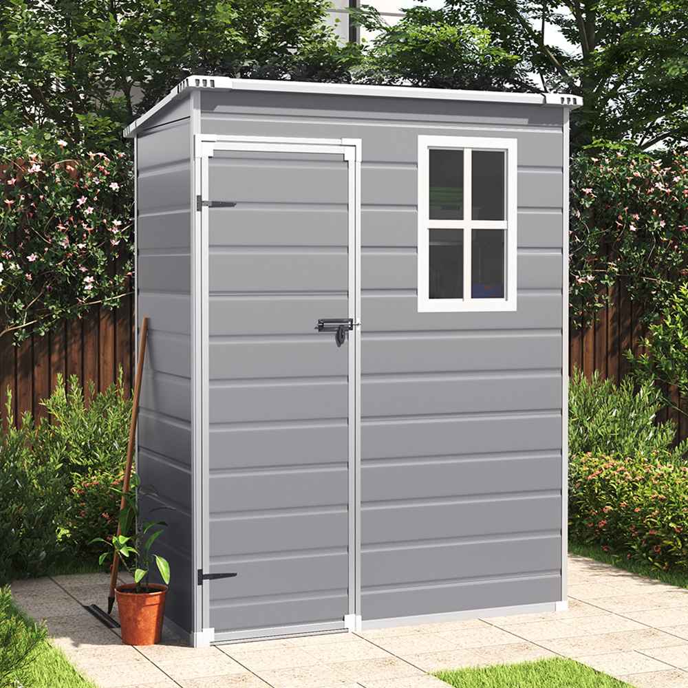 5x3ft Plastic Garden Tool Shed