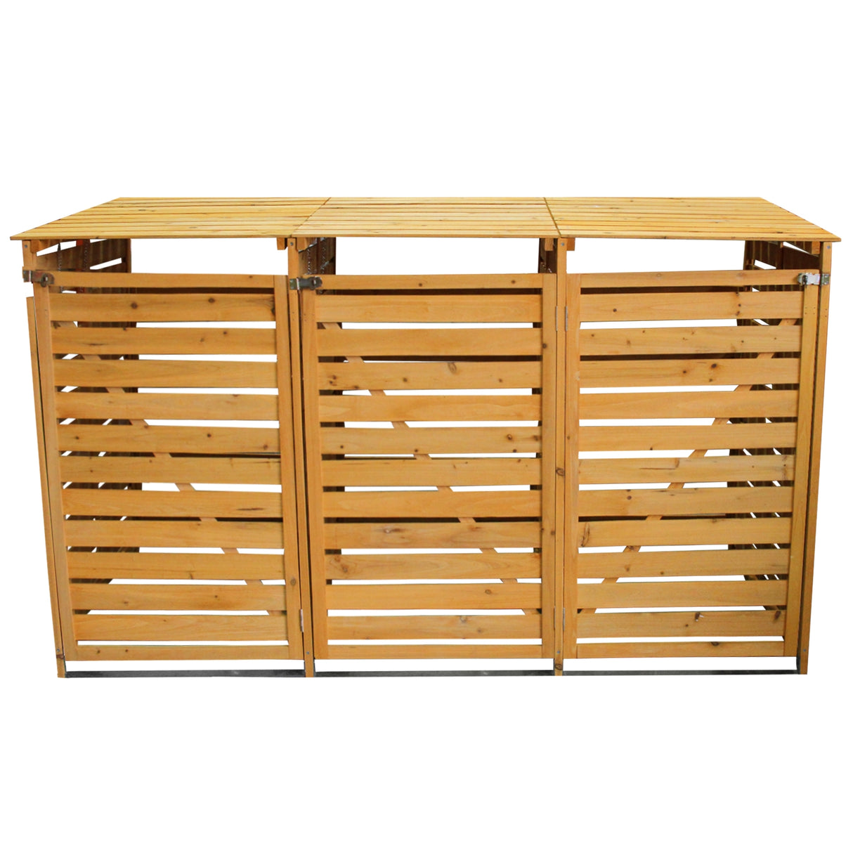 Triple Wheelie Bin Storage