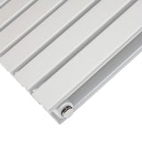 Designer Flat Panel Radiators Gloss White 1600mm x 420mm