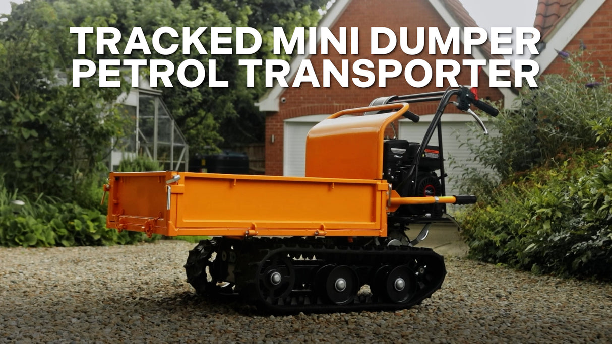 Tracked Mini Dumper Petrol Transporter