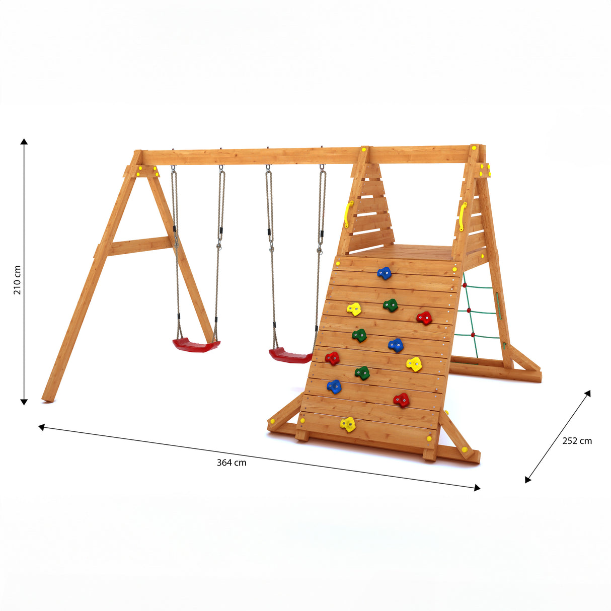 Spider King Climber  Teak Finish