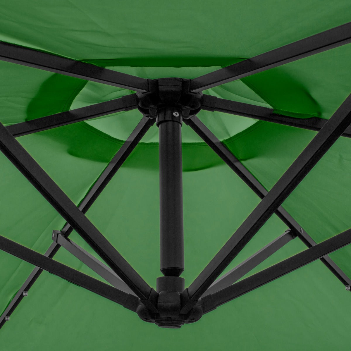 Green 3m LED Cantilever Parasol
