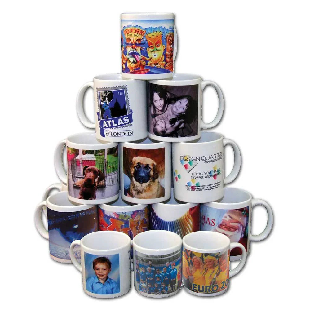 36 White Polymer Coated AAA Mugs With Boxes – Monster Shop UK