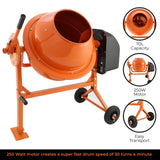 T-Mech Electric Cement Mixer, 70 Litre