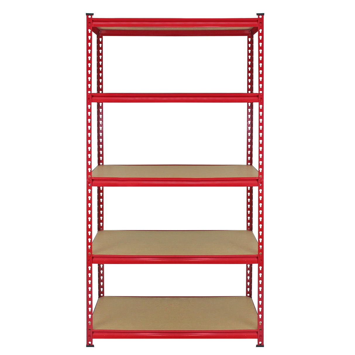 Monster Racking Z-Rax Extra Strong Steel Shelves, Red, 90cm W, 45cm D