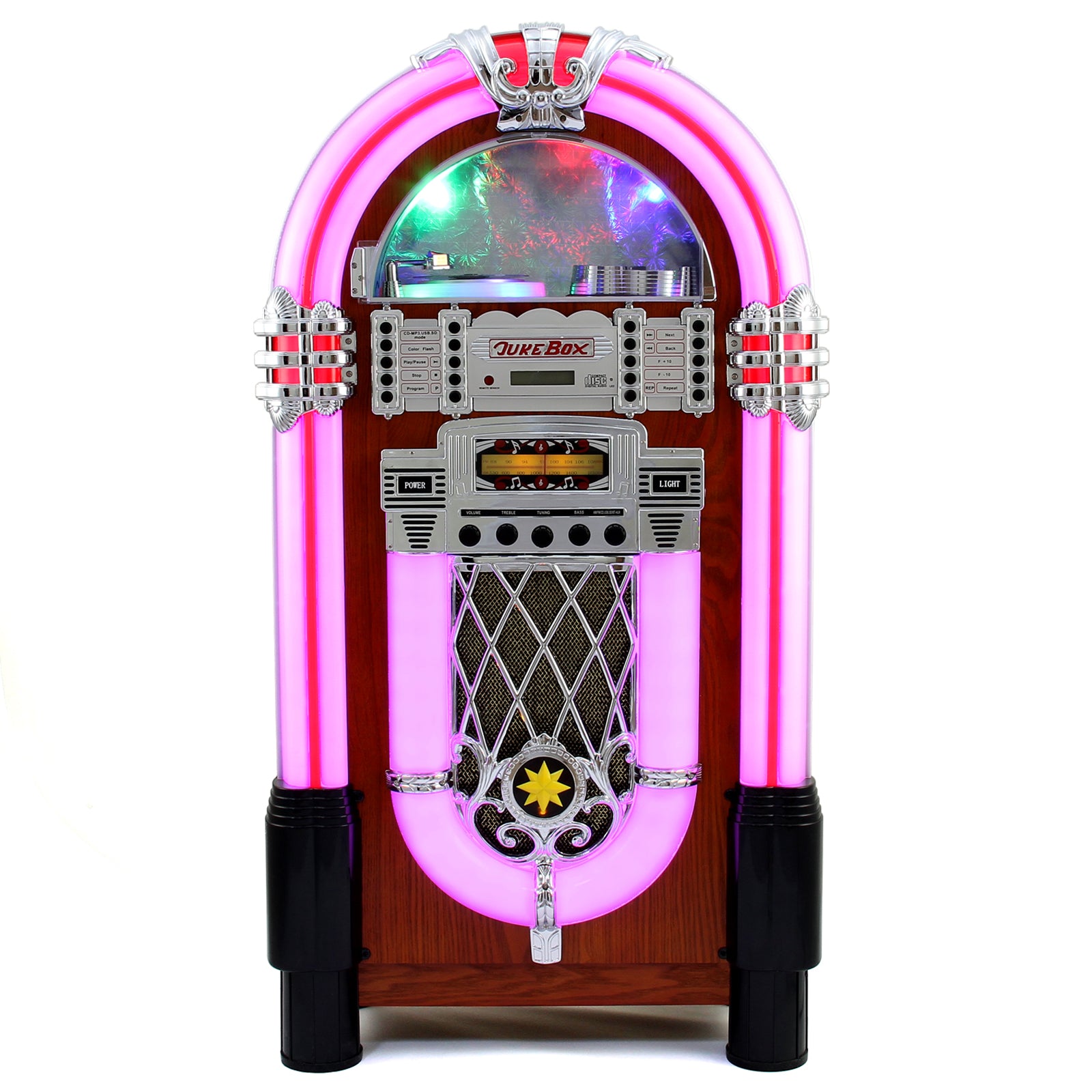 シェンムーJUKE BOX ストラップ Retro Style Illuminated Jukebox Sound System – Monster Shop UK