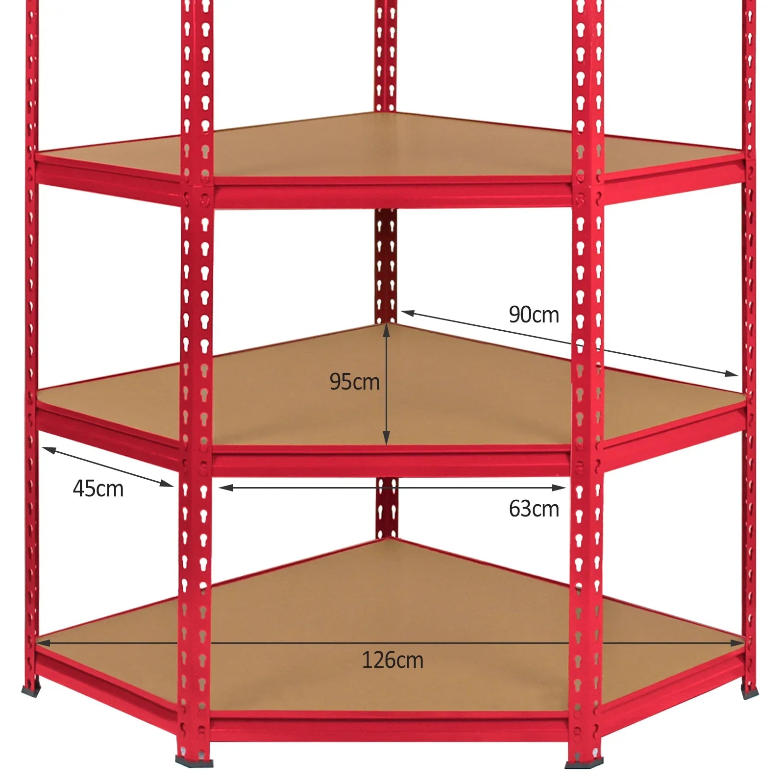 Z-Rax 90cm Racking Bundle: Corner Shelving and 2 Garage Racking
