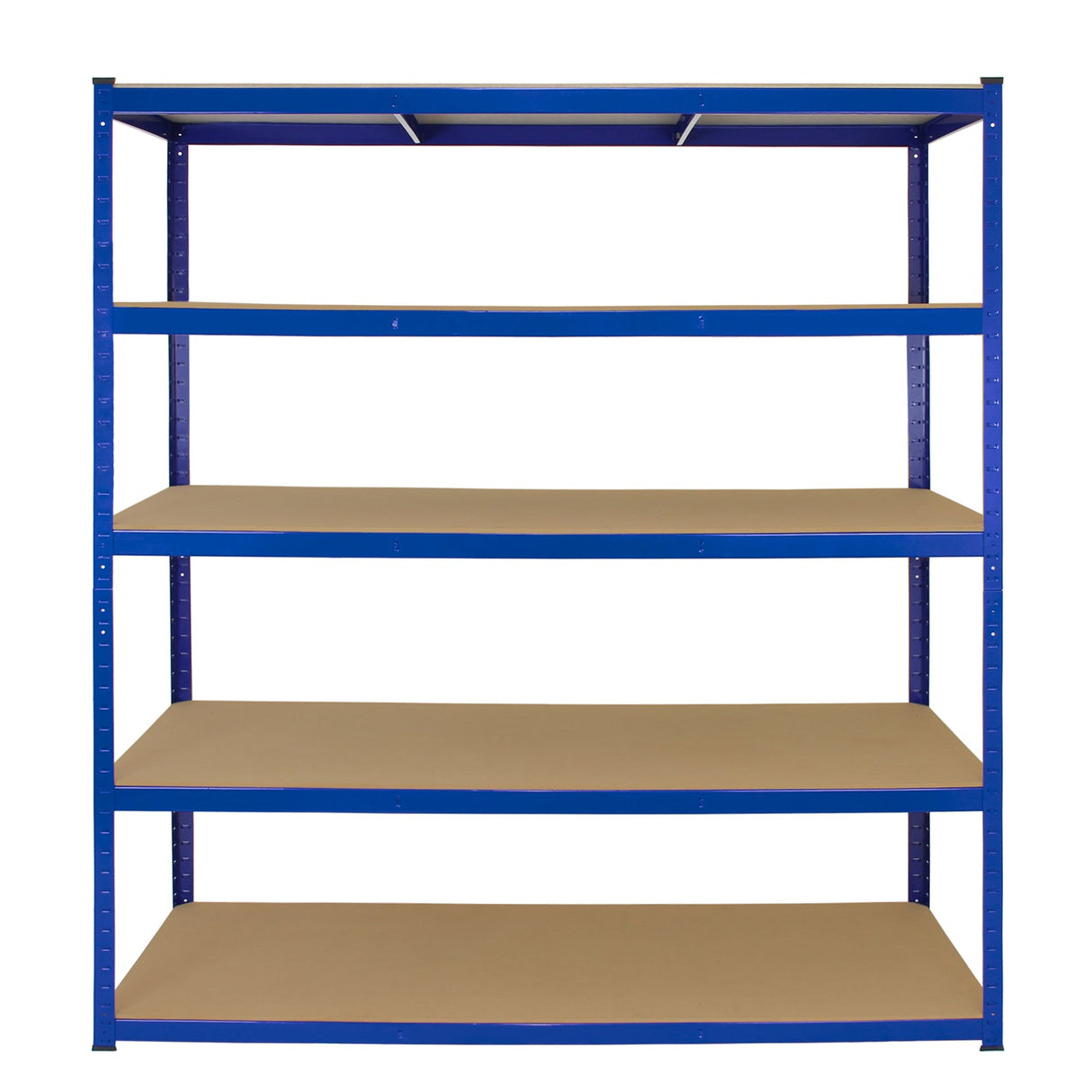 Monster Racking T-Rax 3 x Extra Wide Storage Shelves, Blue, 160cm W, 60cm D