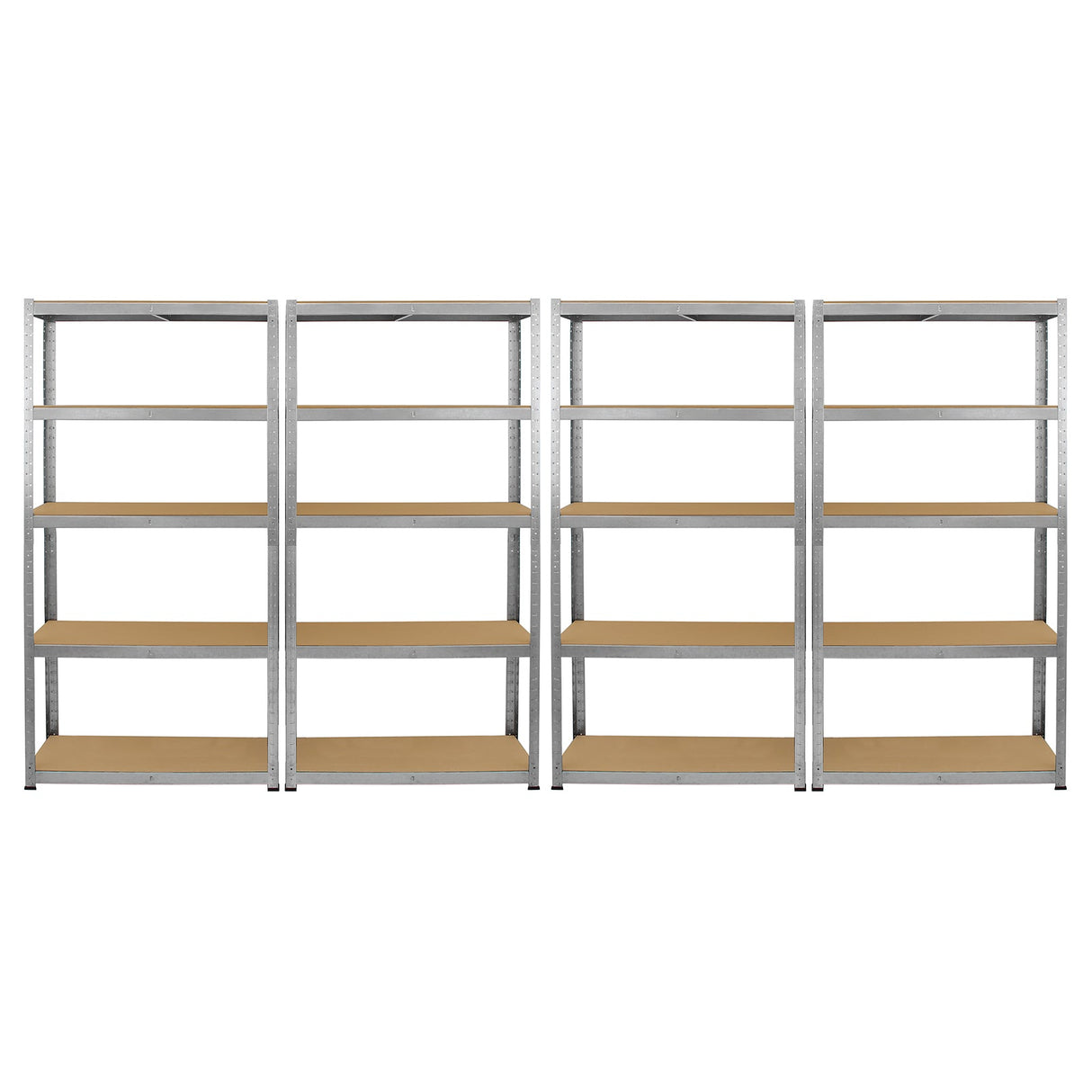 Monster Racking 4 x Galwix Galvanised Steel Shelves, 90cm Wide