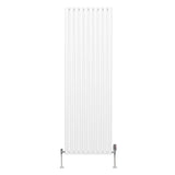 Oval Column Radiator & Valves - 1800mm x 600mm – White