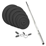 1.2m 1" Barbell and Cast Iron Weight Plate Sets - Body Revolution