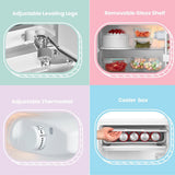 Fridge & Freezer Combo Set – 93L Fridge + 60L Freezer