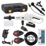 21V Cordless Handheld Pressure Washer – White & Black