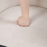 Beige Chenille Bar Stools – Set of 2