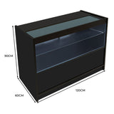 LED Retail Shop Counter C1200 - Black