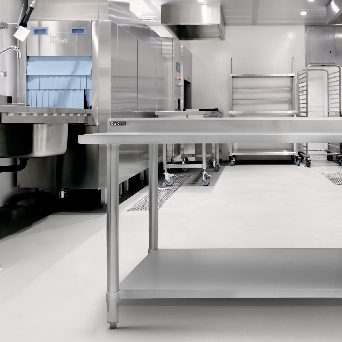 Commercial Stainless Steel Catering Table - 4FT Wide