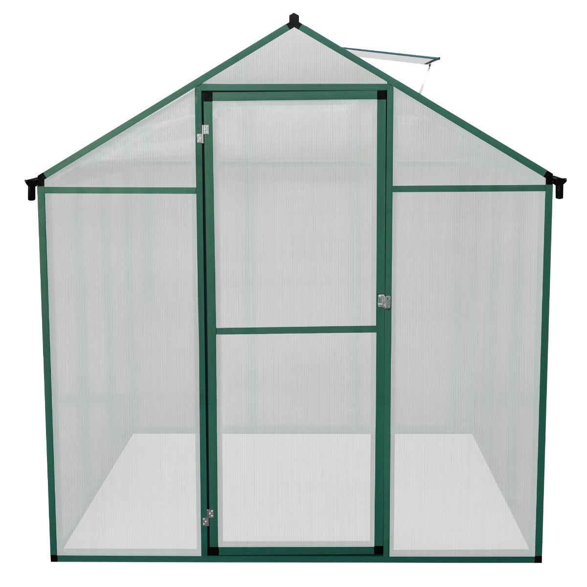 Polycarbonate Greenhouse 6ft x 6ft – Green