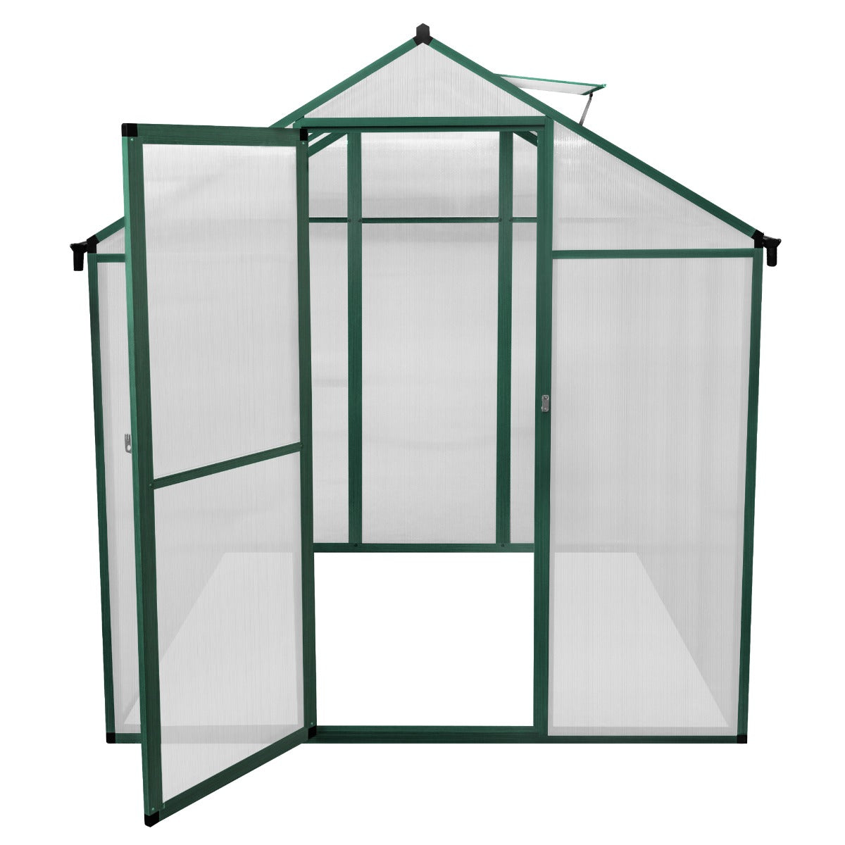 Polycarbonate Greenhouse 6ft x 6ft – Green