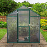 Polycarbonate Greenhouse 6ft x 6ft – Green