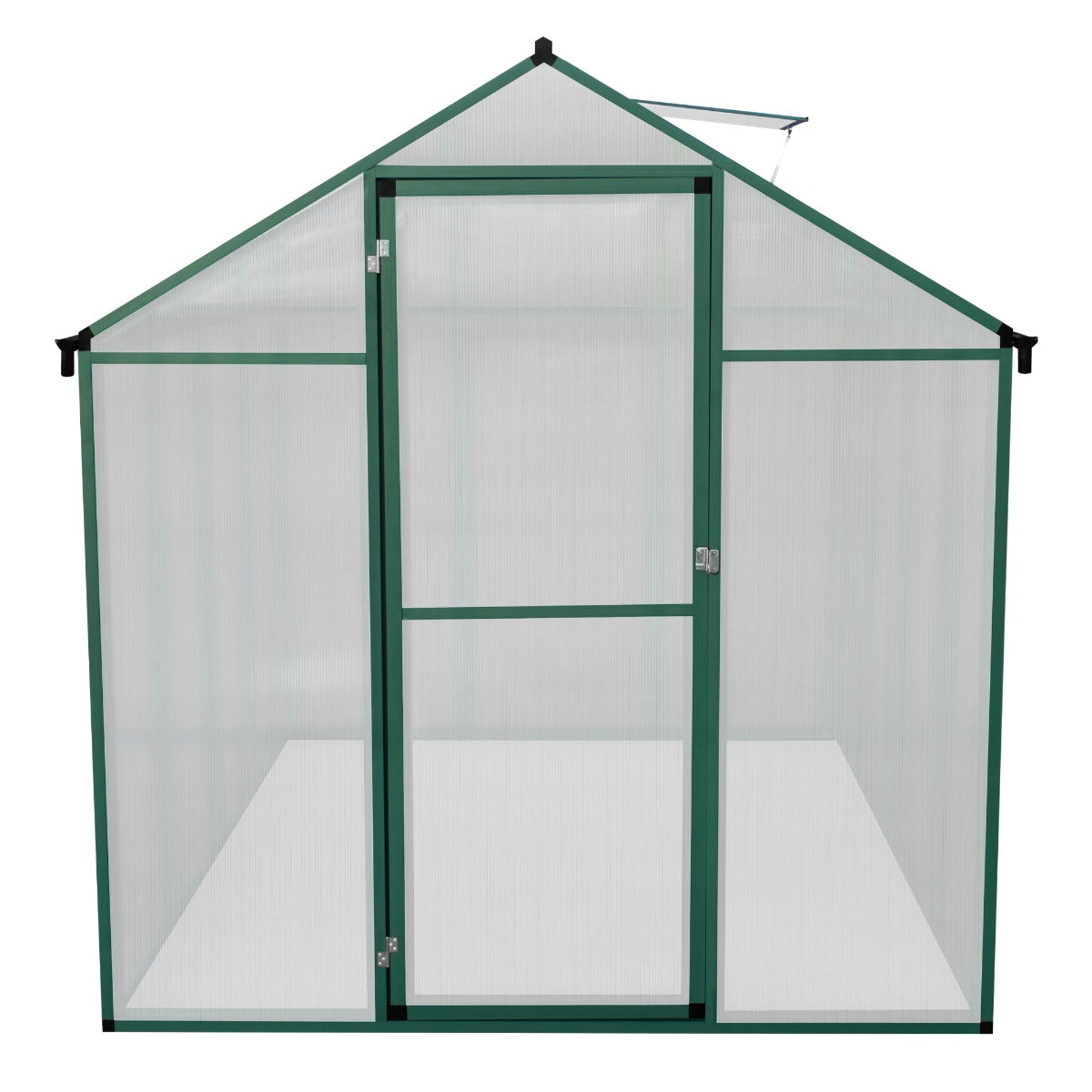 Polycarbonate Greenhouse 6ft x 8ft – Green