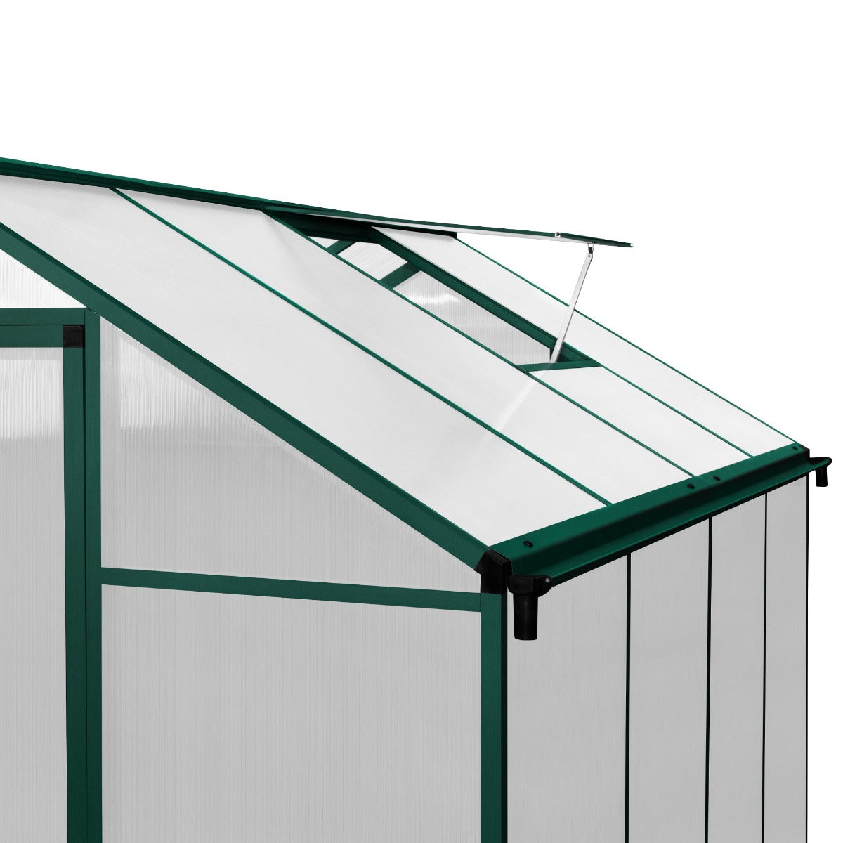 Polycarbonate Greenhouse 6ft x 8ft – Green