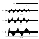 T-Mech Earth Auger & 4-Stroke Post Driver 120mm