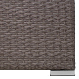 Rattan Corner Set - Light Grey