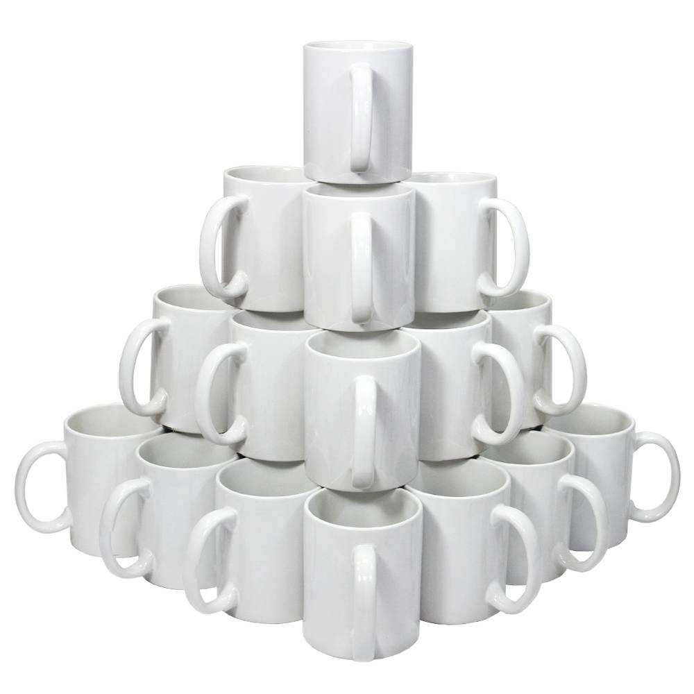 36 11oz White Mugs With Boxes & 5 Sublimation Sheets