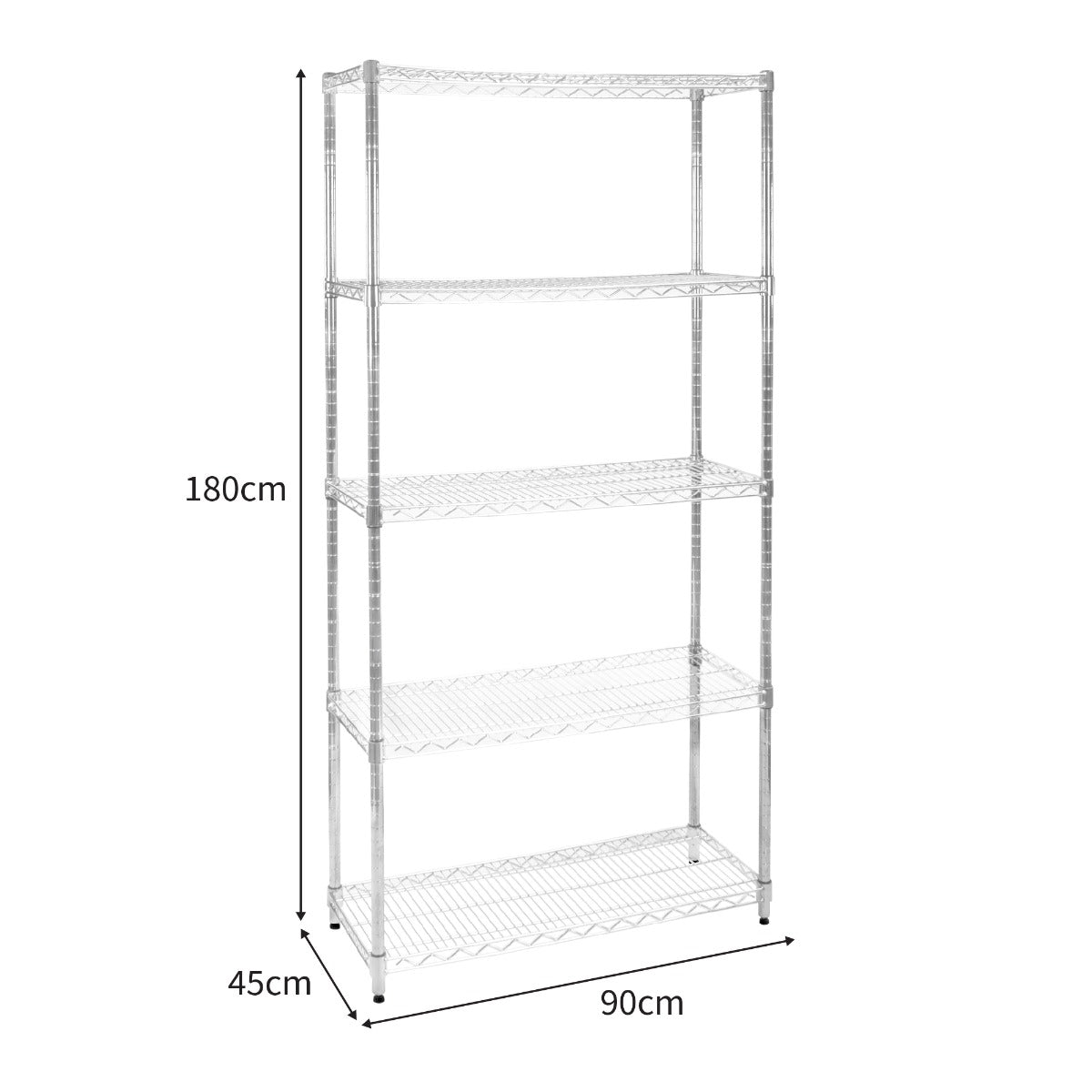 KuKoo Wire Racking - 45cm x 90cm x 180cm