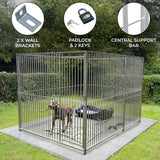 1.5m Dog Run Panel With Door – 5cm Bar Spacing