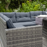 Rattan Corner Set - Grey